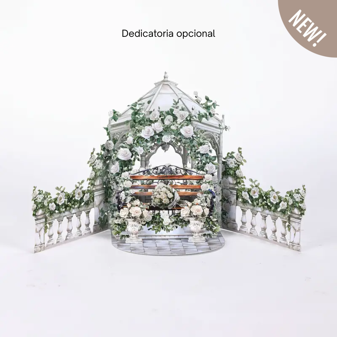 Tarjeta Pop-Up “Jardín Romántico” - LM®