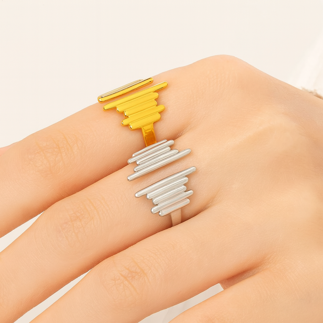 Oro 18K - Anillo “Energía Urbana” - LM®