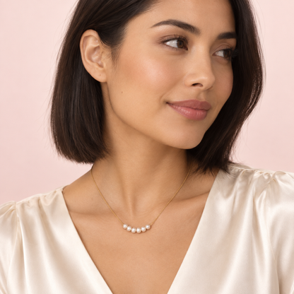 Oro 18K - Collar “Perla de Río Minimal” - LM®
