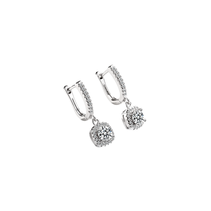 Acero y Plata S925 - Pendientes "Halo Elegance" - LM®