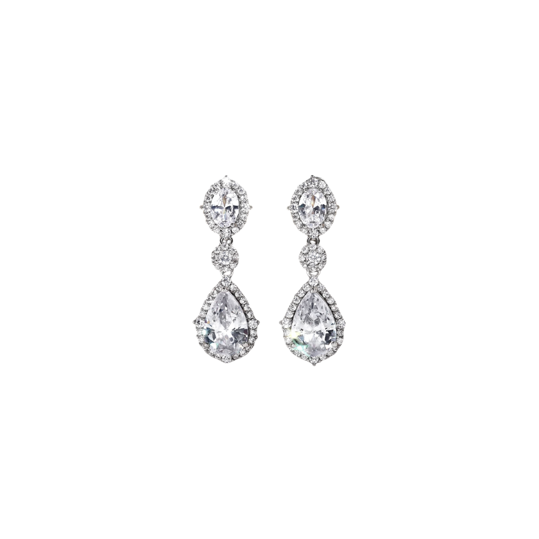 Acero y Plata S925 - Pendientes "Lágrima Imperial" - LM®