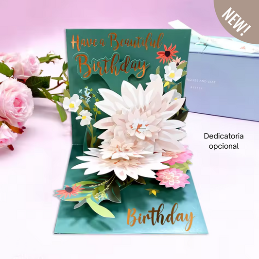 Tarjeta Pop-Up “Birthday Blossom” - LM®