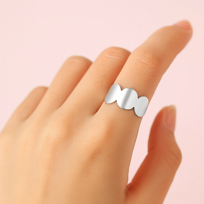 Oro 18K - Anillo “Círculos Bold” - LM®