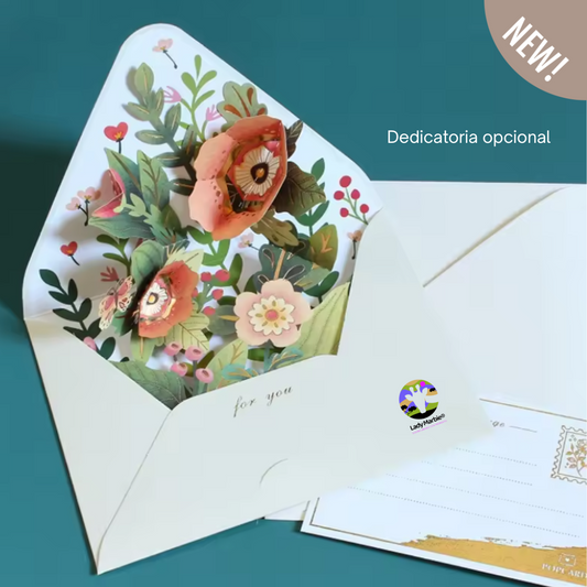 Tarjeta Pop-Up “Jardín Secreto” - LM®