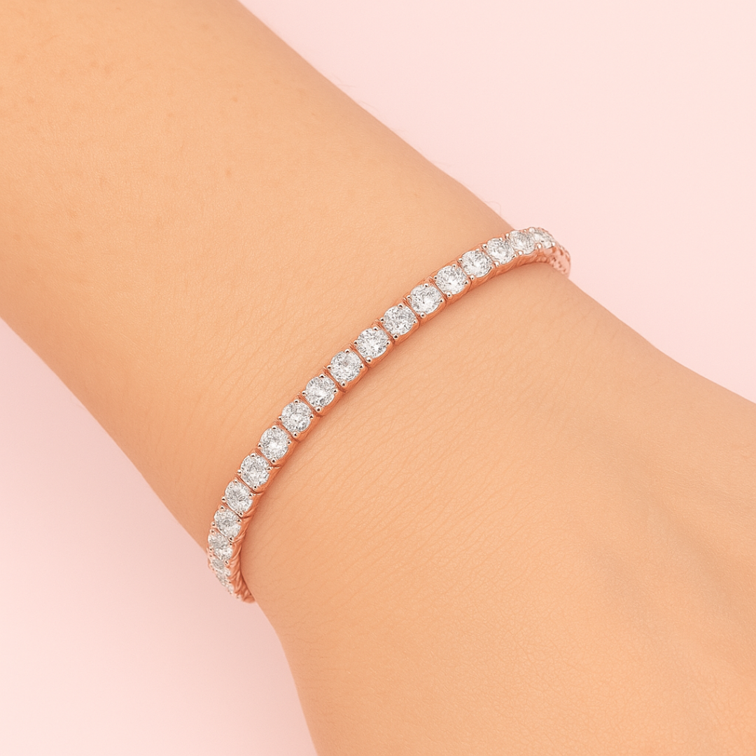 Acero y Plata S925 - Pulsera Solidaria “Brillo Clásico” - LM®