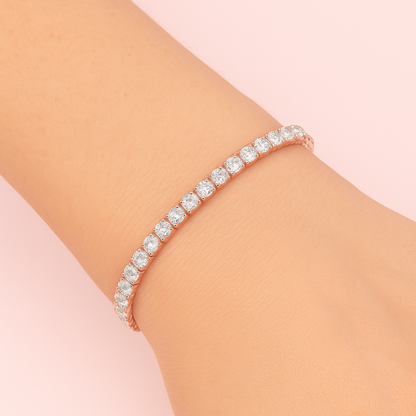 Acero y Plata S925 - Pulsera Solidaria “Brillo Clásico” - LM®