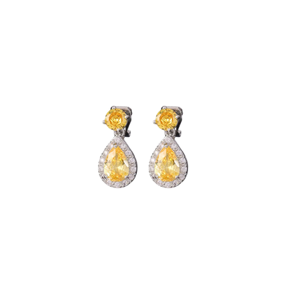 Acero y Plata S925 – Pendientes "Gotas de Sol" – LM®