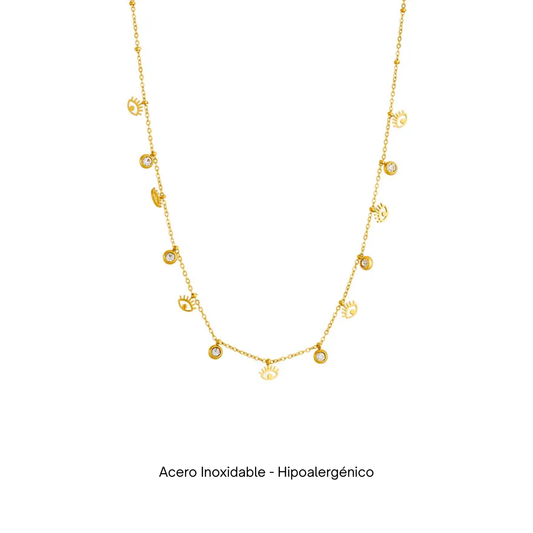 Acero Inoxidable - Colgante “Ojos que Sienten” - LM®