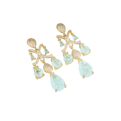 Acero Inoxidable - Pendientes “Aqua Dreams” – LM®