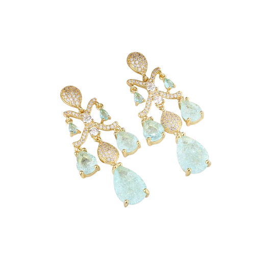 Acero Inoxidable - Pendientes “Aqua Dreams” – LM®