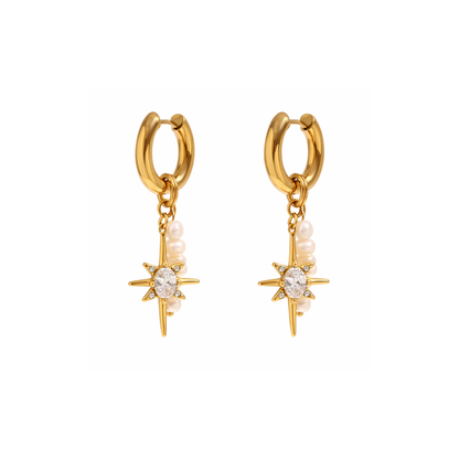 Oro 18K - Pendientes “Perla de Río” - LM®