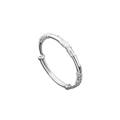 Acero y Plata S925 - Brazalete "Esencia Floral" - LM®
