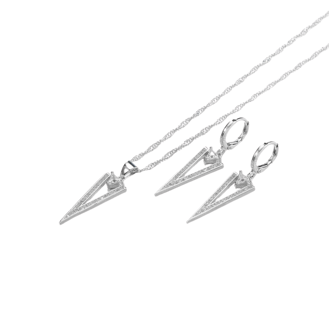 Acero y Plata S925 - Conjunto "V Élite" - LM®