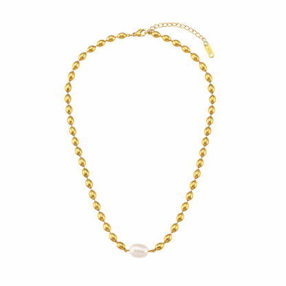 Oro 18K - Collar “Perla de Río” - LM®