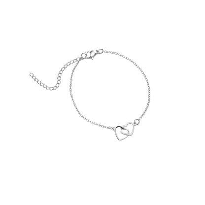 Acero Inoxidable - Pulsera “Doble Corazón” – LM®