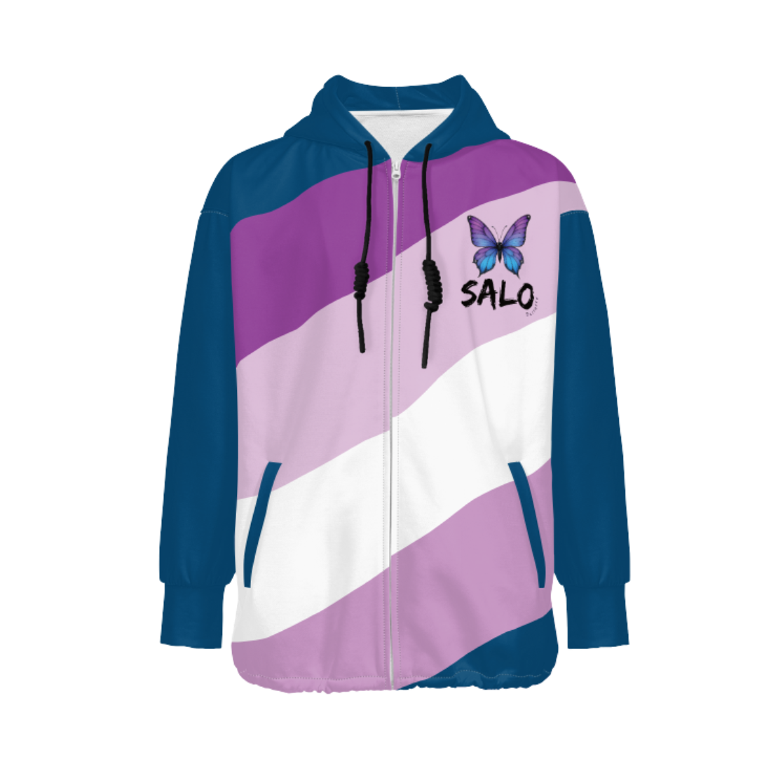 Sudadera tipo chaqueta con cremallera - Salo Butterfly