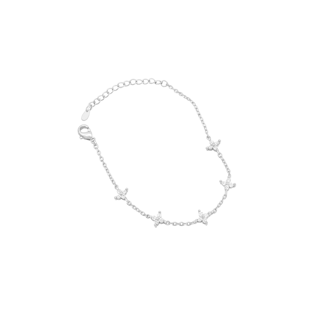 Acero Inoxidable - Pulsera “Brillo Floral” – LM®