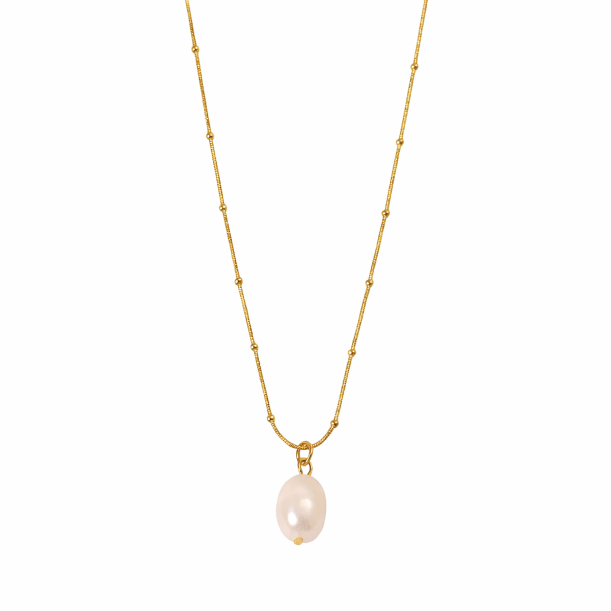 Oro 18K - Collar “Perla de Río” - LM®