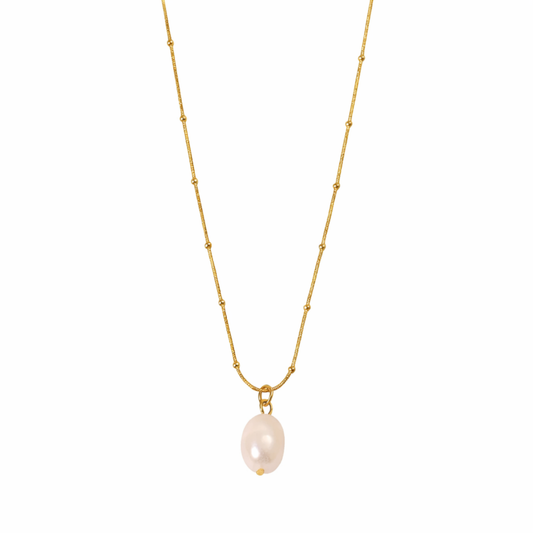 Oro 18K - Collar “Perla de Río” - LM®