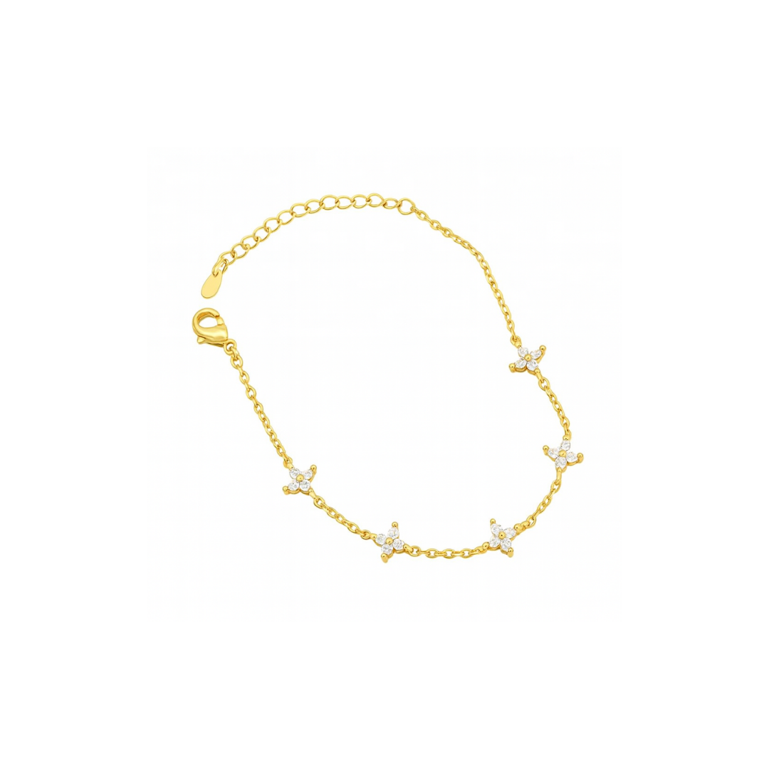 Acero Inoxidable - Pulsera “Brillo Floral” – LM®
