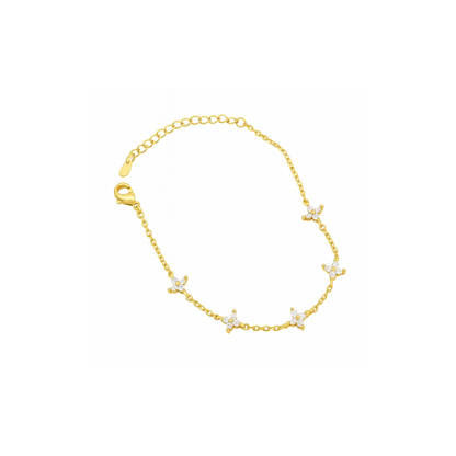 Acero Inoxidable - Pulsera “Brillo Floral” – LM®
