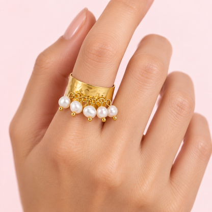 Oro 18K - Anillo “Perla de Río” - LM®