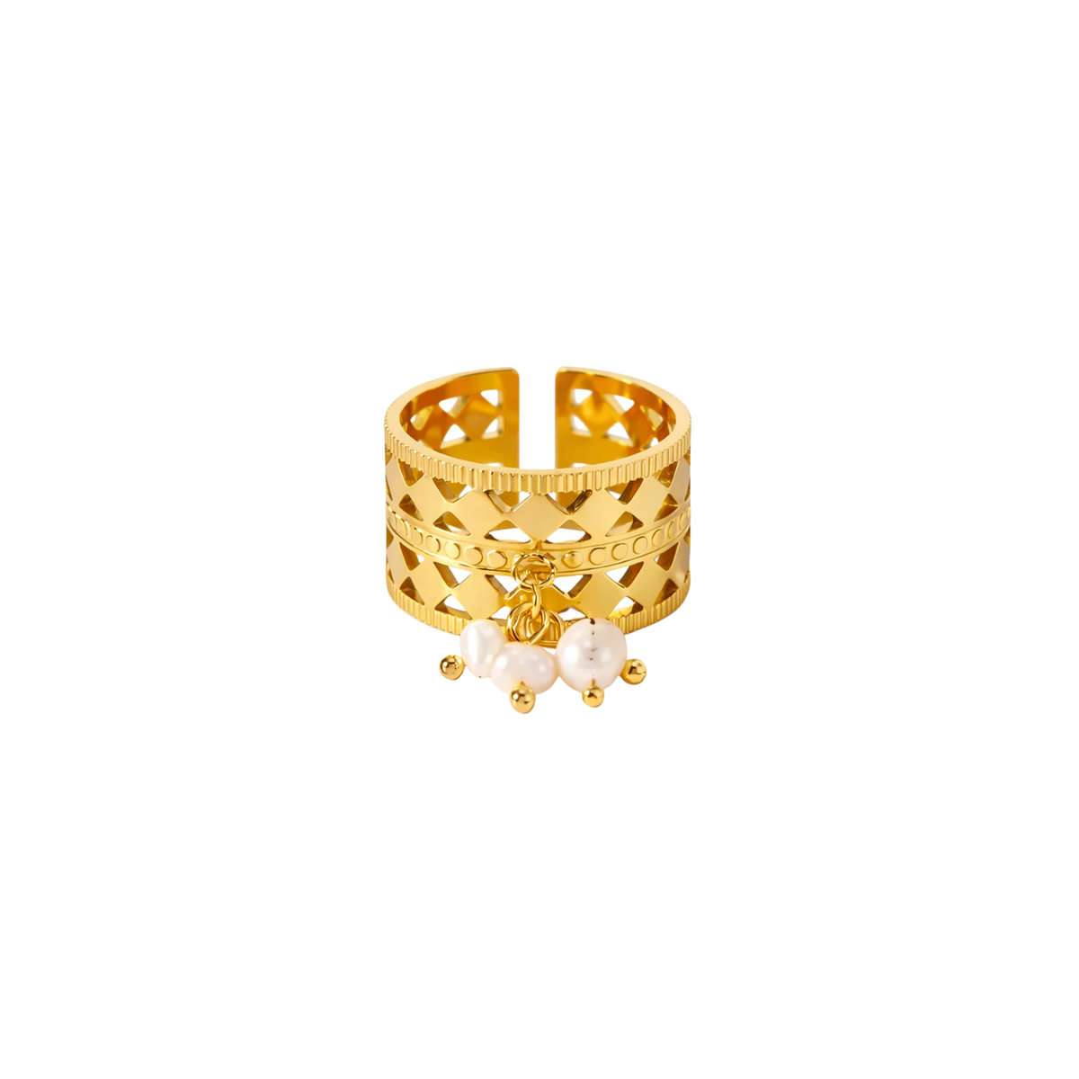 Oro 18K - Anillo “Perla de Río” - LM®
