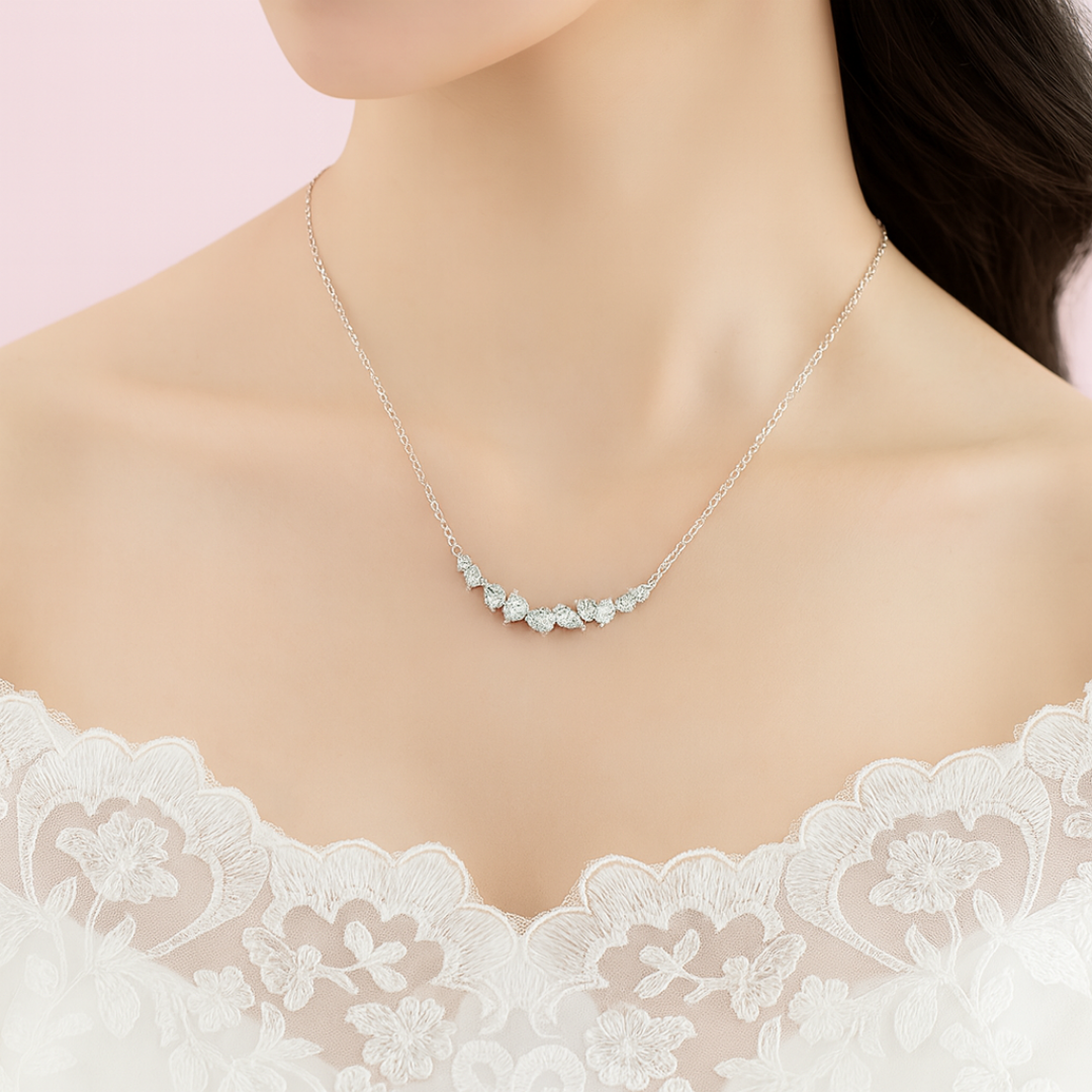 Acero Inoxidable - Colgante “Brillo de Novia” – LM®