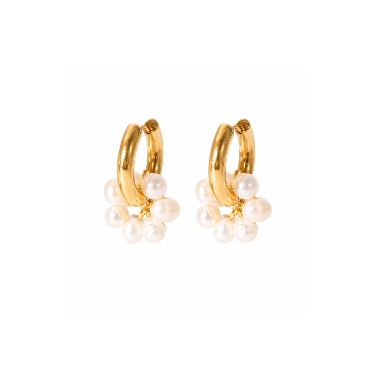 Oro 18K - Pendientes “Perla de Agua Dulce” - LM®