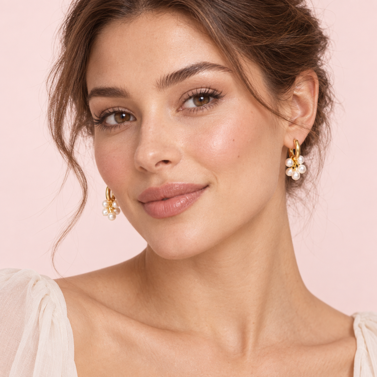Oro 18K - Pendientes “Perla de Agua Dulce” - LM®