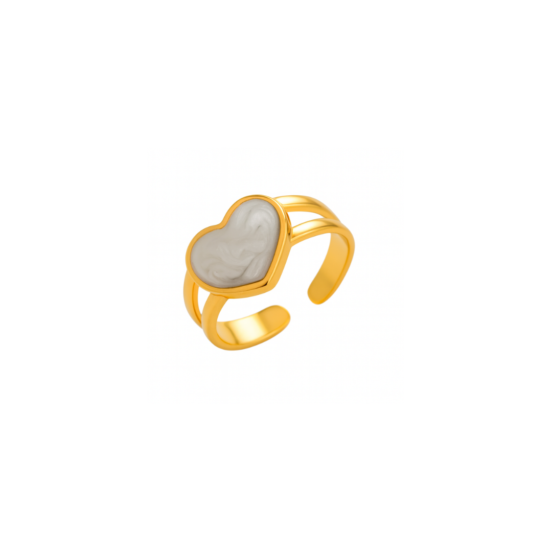 Oro 18K - Anillo “Corazón Intenso” - LM®