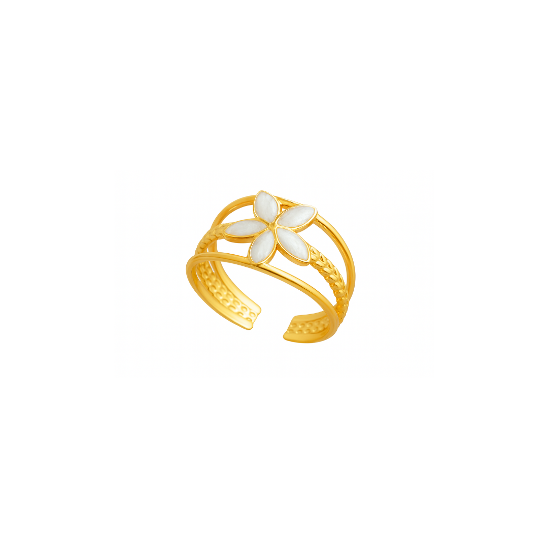 Oro 18K - Anillo “Flor de Luz” - LM®