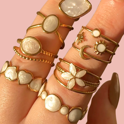 Oro 18K - Anillo “Flor de Luz” - LM®