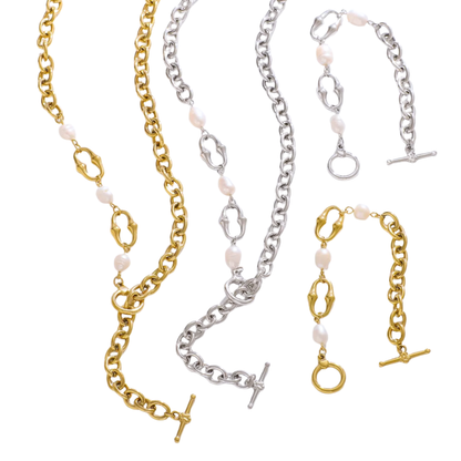 Oro 18K - Pulsera “Perla de Agua Dulce” - LM®