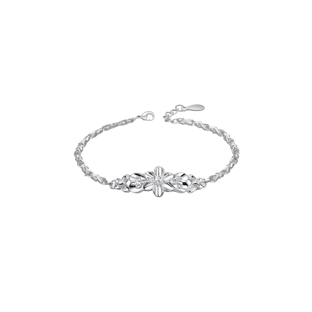 Acero y Plata S925 - Pulsera "Flor de Luz" – LM®