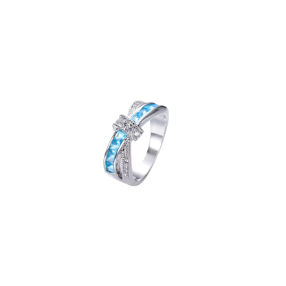 Acero y Plata S925 - Anillo "Blue Whisper" - LM®