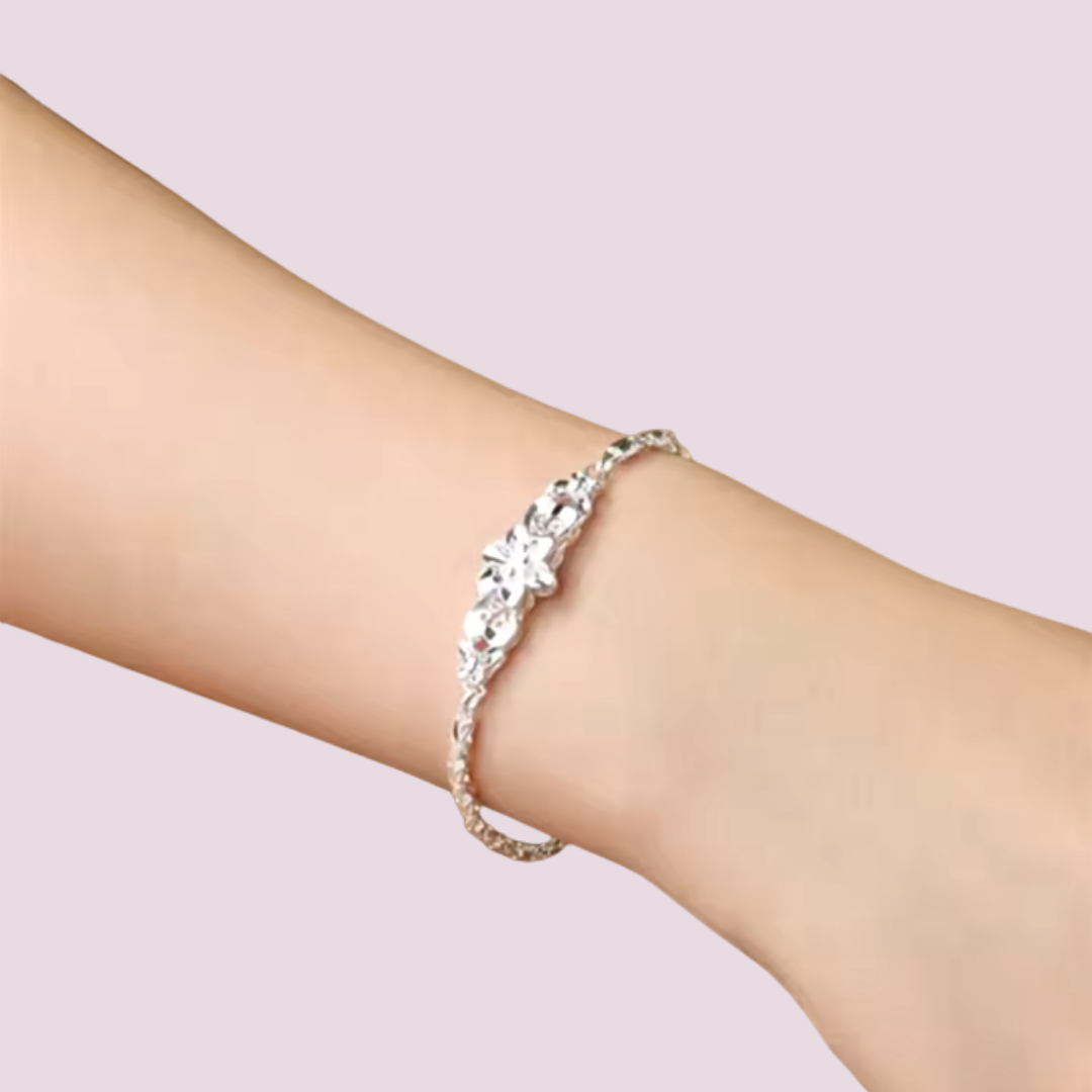 Acero y Plata S925 - Pulsera "Flor de Luz" – LM®