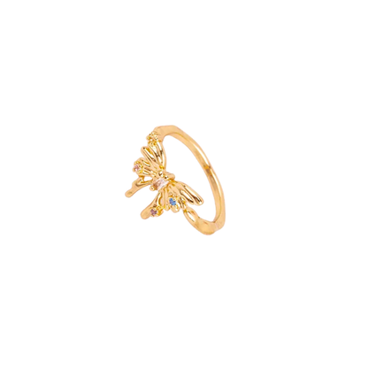 Oro 18K - Anillo “Mariposa de Colores” - LM®
