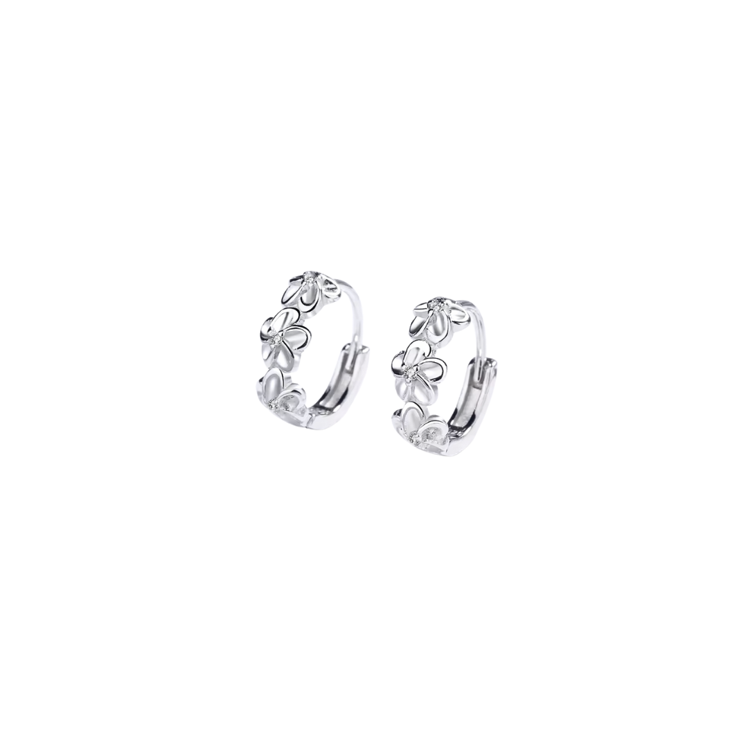 Plata S925 - Pendientes “Flores de Plata” - LM®