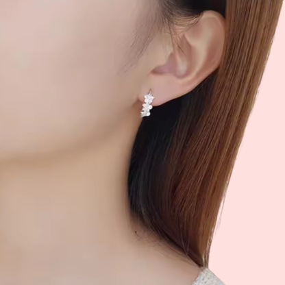 Plata S925 - Pendientes “Flores de Plata” - LM®