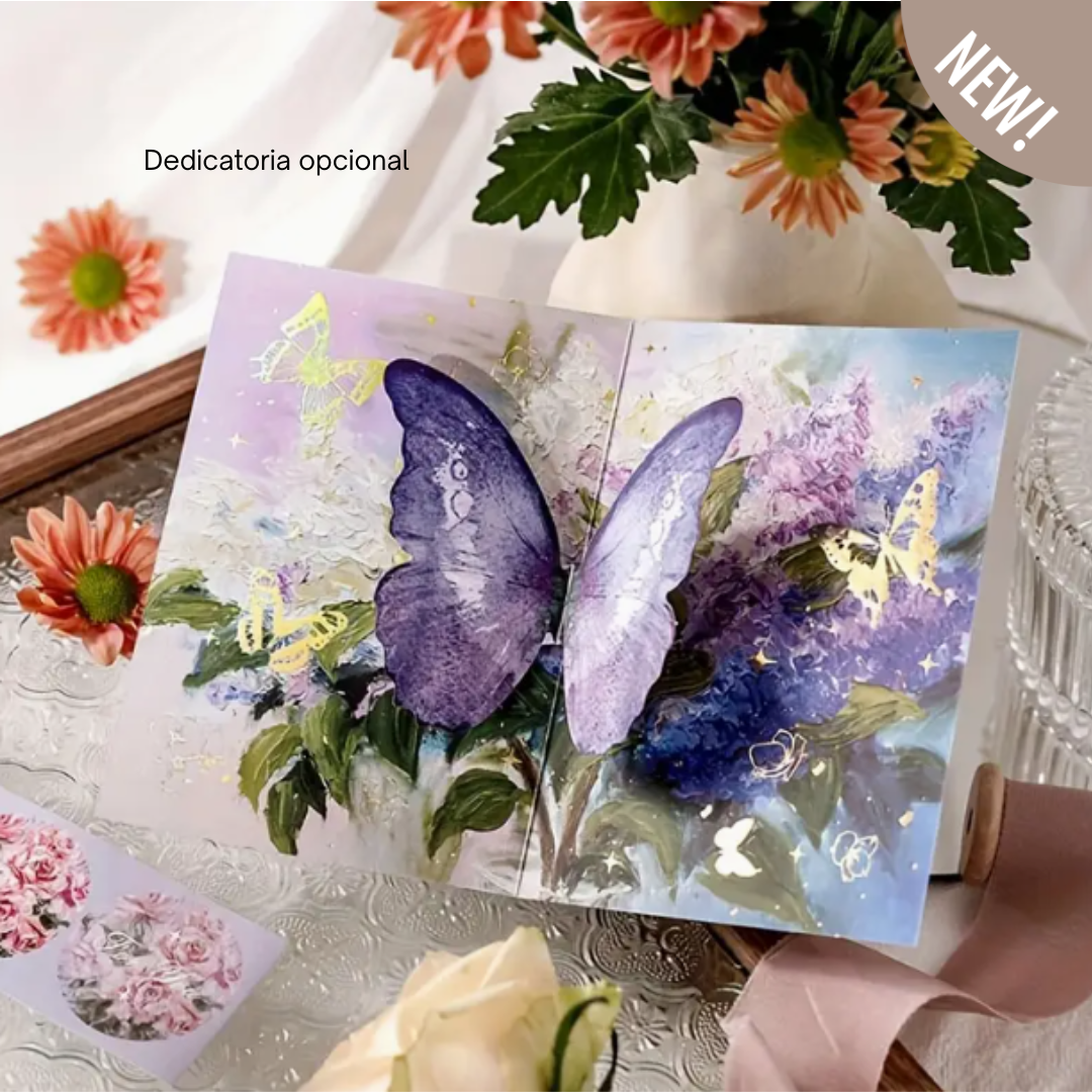 Tarjeta Pop-Up “Mariposa Bella” - LM®