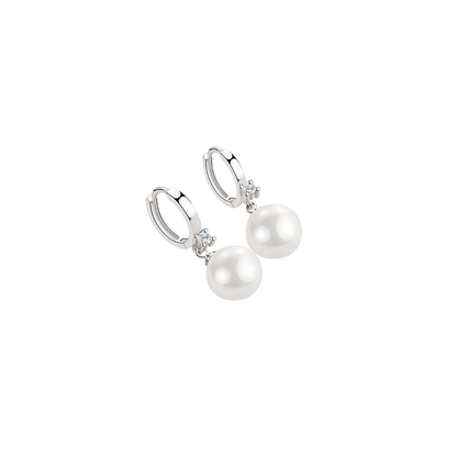 Acero y Plata S925 - Pendientes “Pure Pearl” – LM®