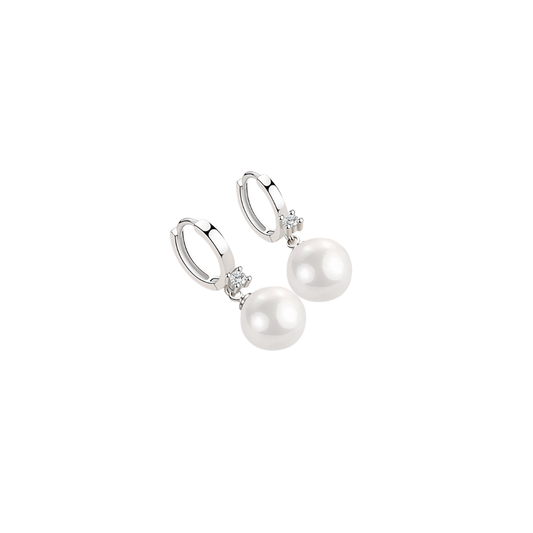 Acero y Plata S925 - Pendientes “Pure Pearl” – LM®