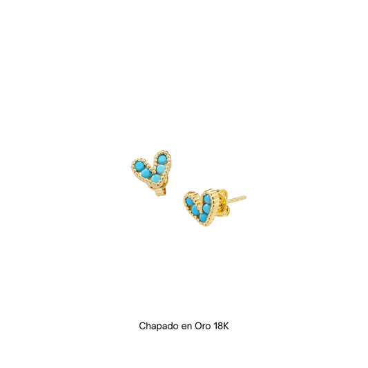 Oro 18K - Pendientes “Mini Hearts” - LM®