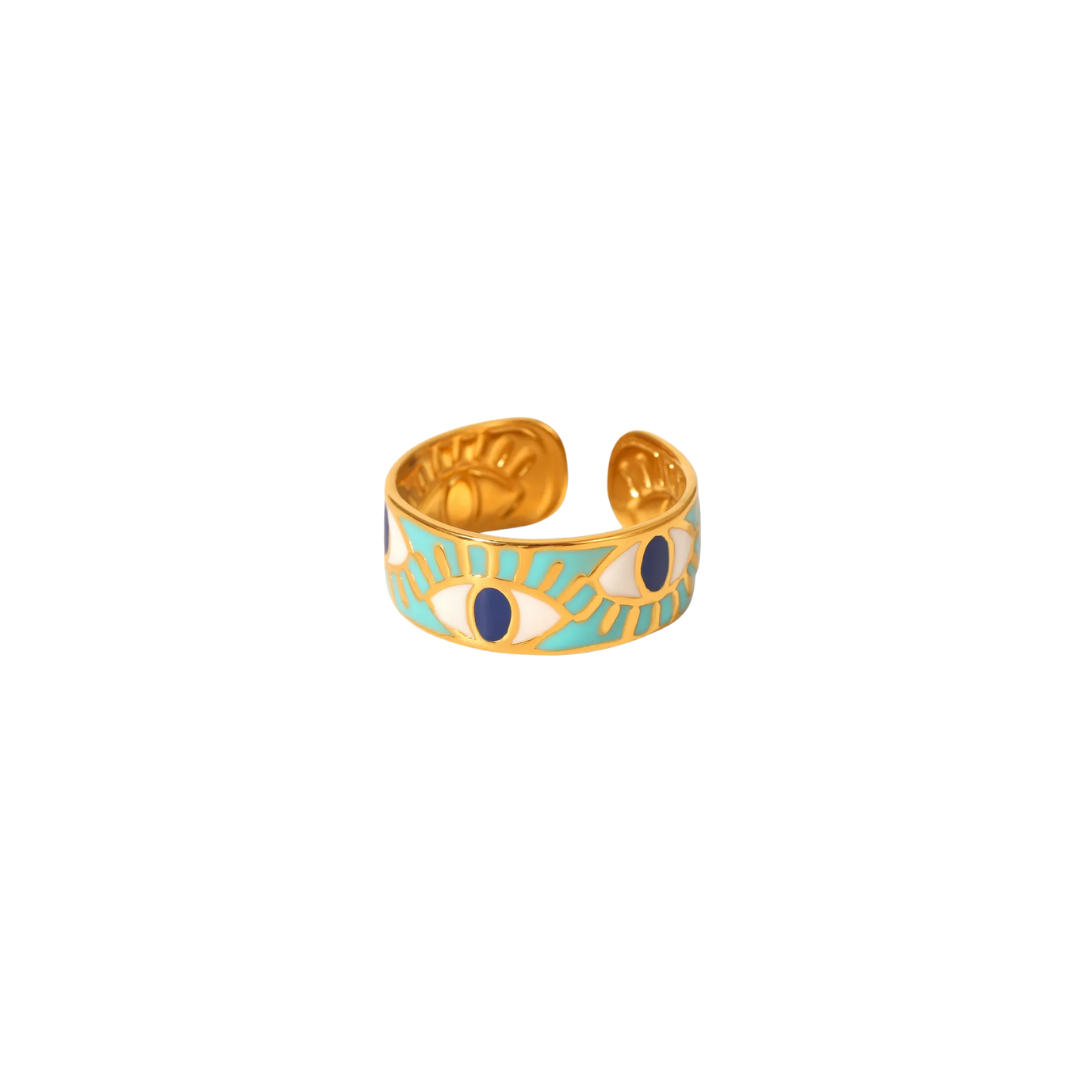Oro 18K - Anillo “Ojo Protector” - LM®