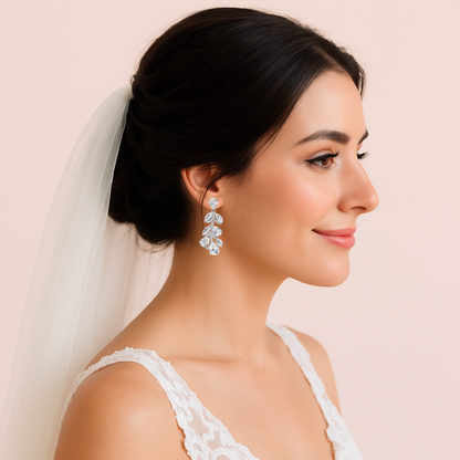 Acero Inoxidable - Pendientes “Ramas de Luz” – LM®