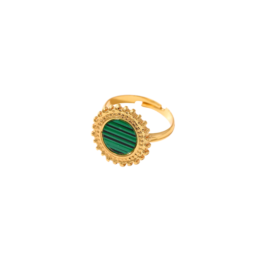 Oro 18K - Anillo “Green Queen” - LM®
