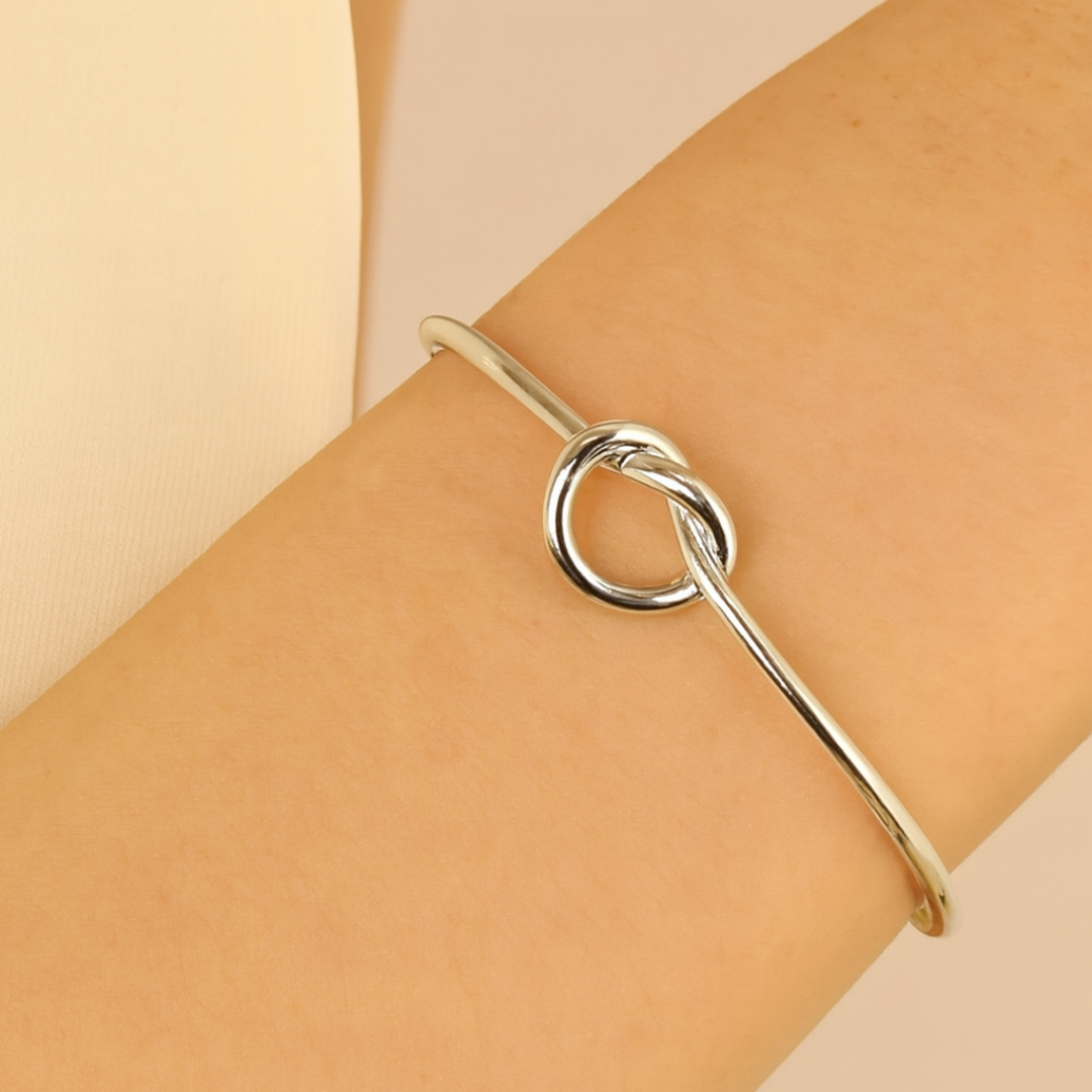 Acero Inoxidable - Brazalete “Nudo de Fuerza” - LM®