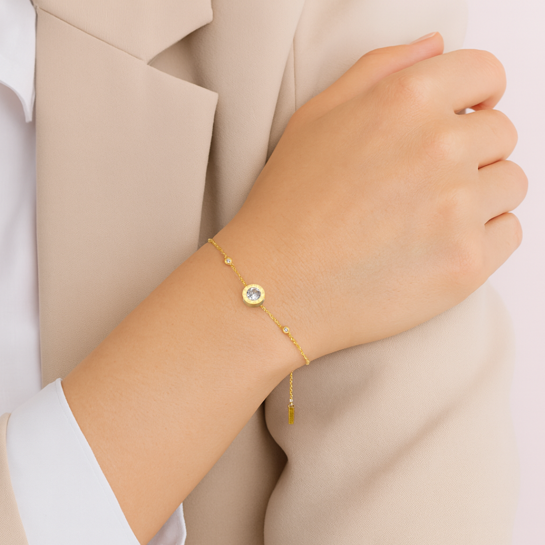 Acero Inoxidable - Pulsera “Elegance Glow” - LM®