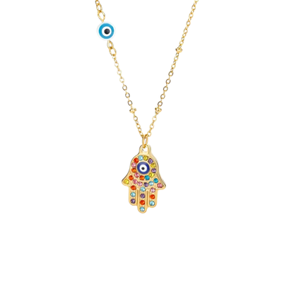 Acero Inoxidable - Colgante Mano de Fátima - LM®